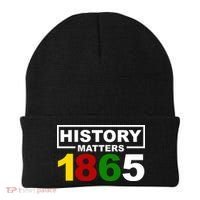 History Matters 1865 Black History Month Beanie thumb 0