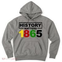 History Matters 1865 Black History Month Hoodie thumb 0