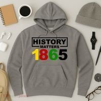 History Matters 1865 Black History Month Hoodie thumb 3