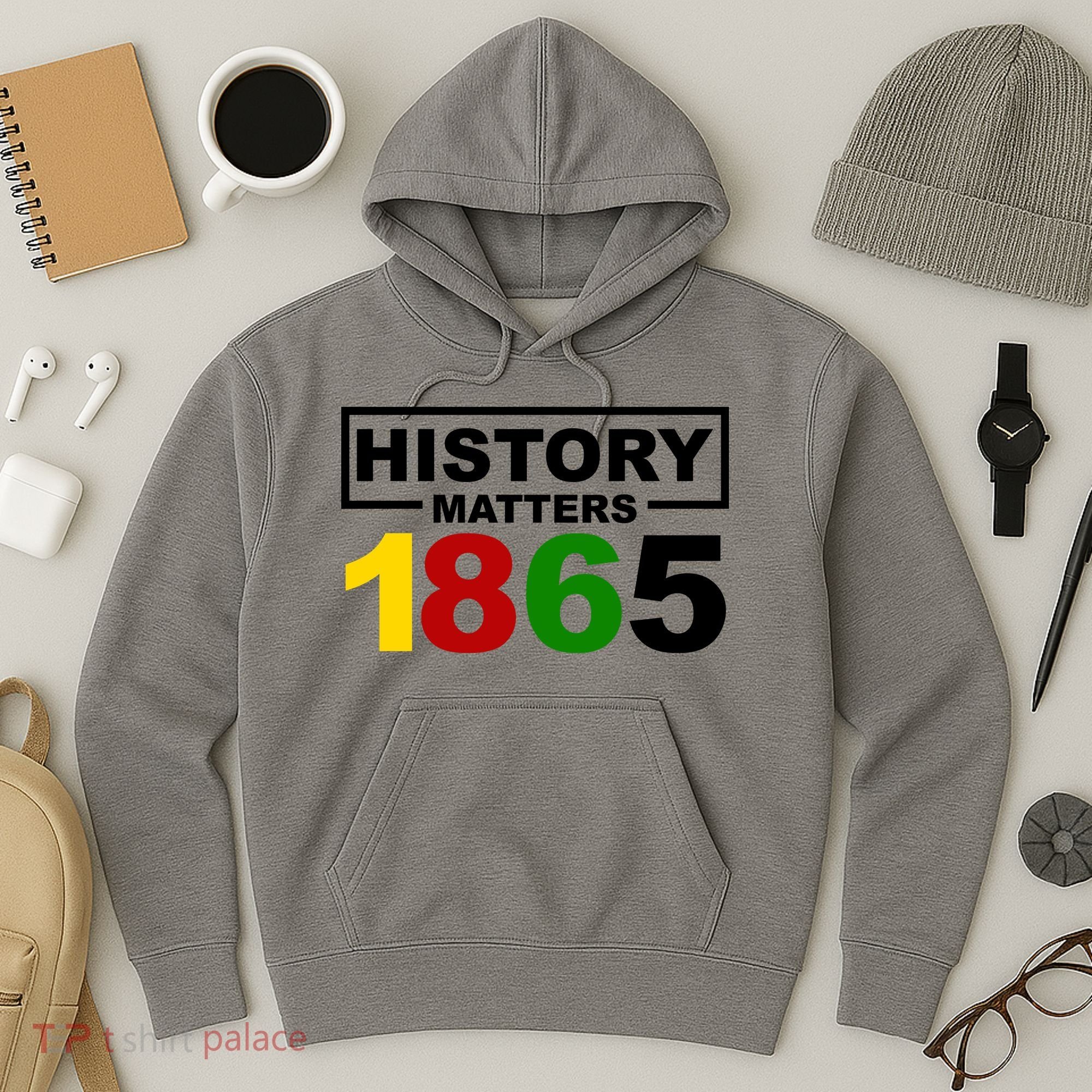 History Matters 1865 Black History Month Hoodie