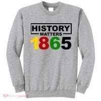 History Matters 1865 Black History Month Sweatshirt thumb 0