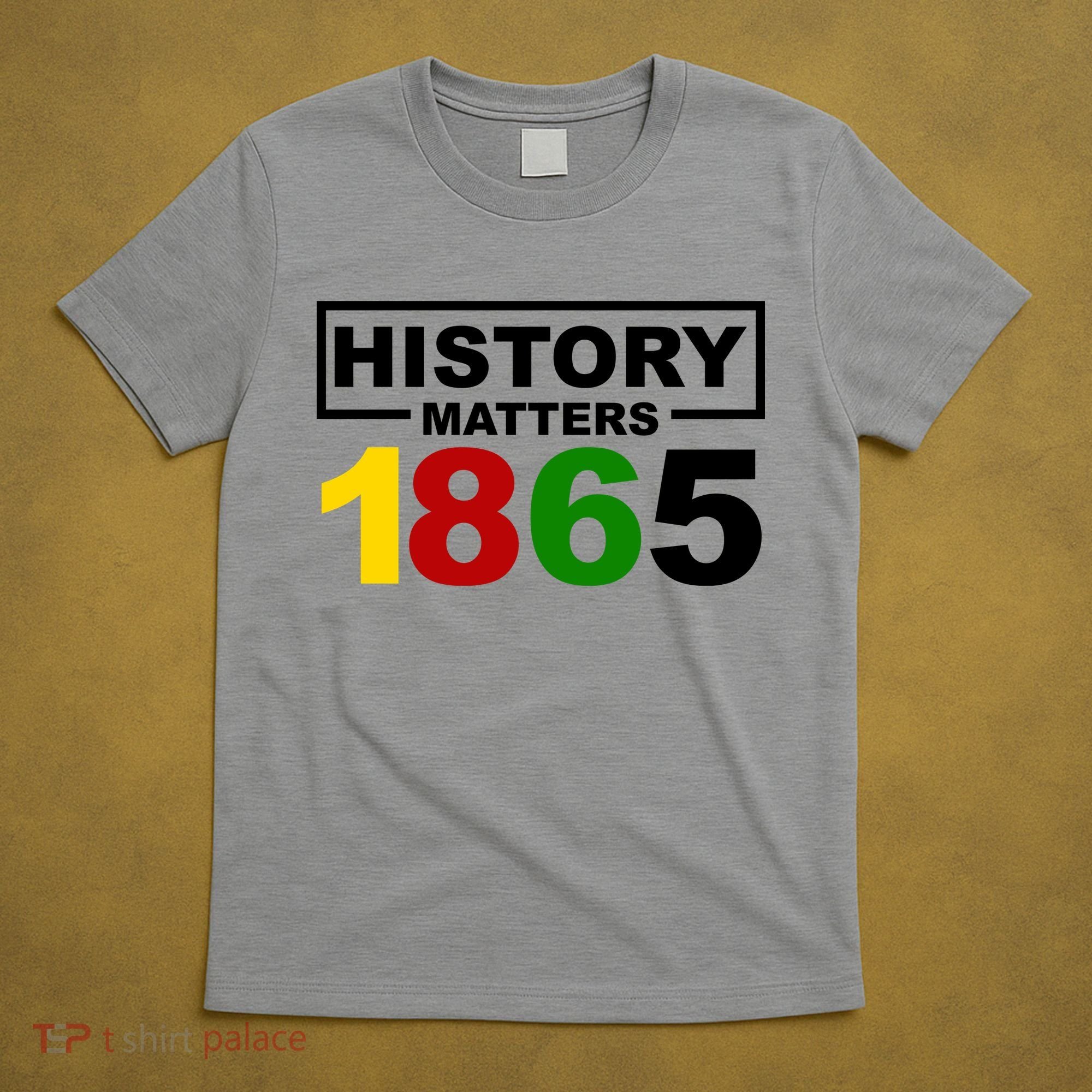 History Matters 1865 Black History Month T-Shirt