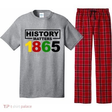 History Matters 1865 Black History Month Pajama Set