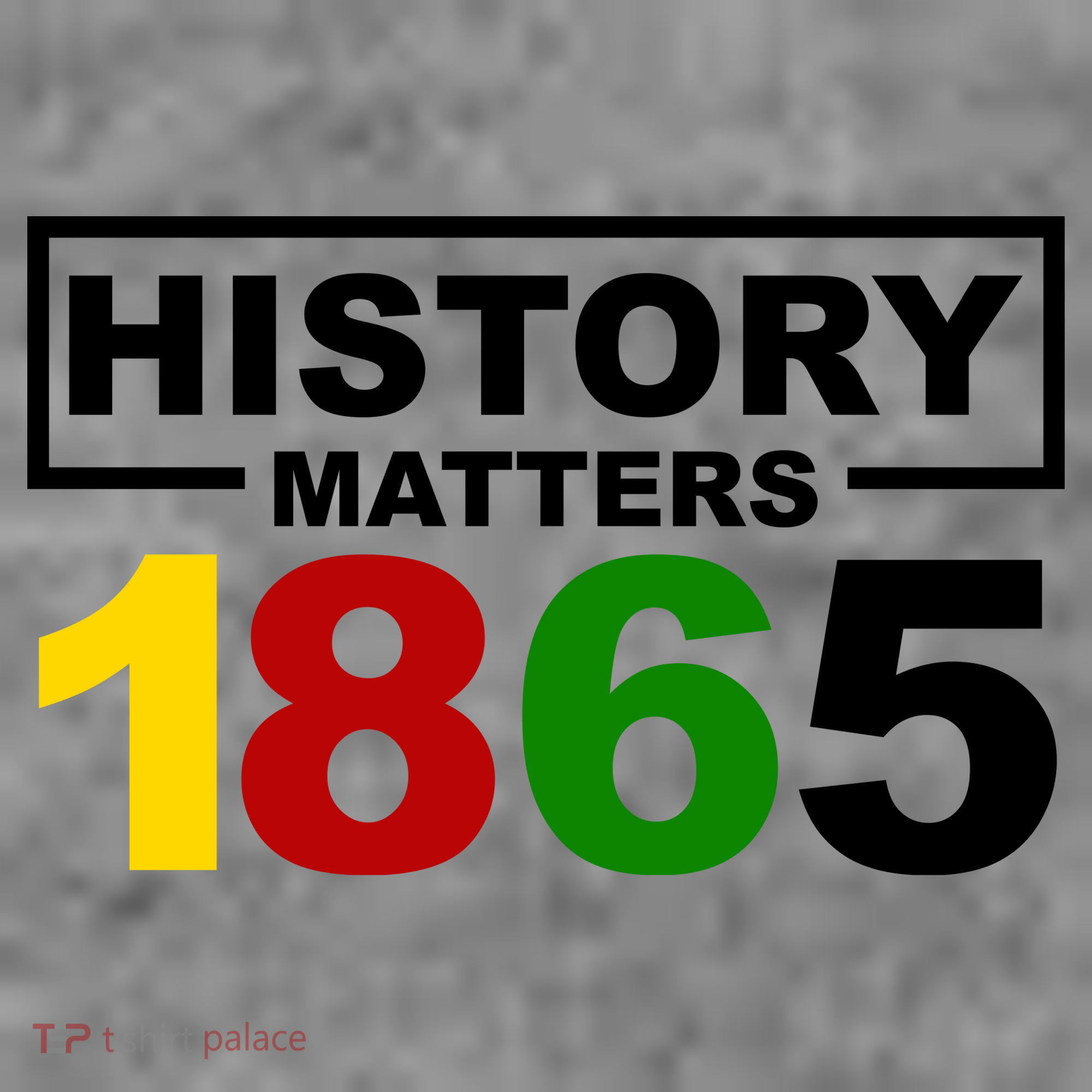 History Matters 1865 Black History Month Women's T-Shirt