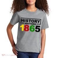History Matters 1865 Black History Month Kids T-Shirt thumb 2