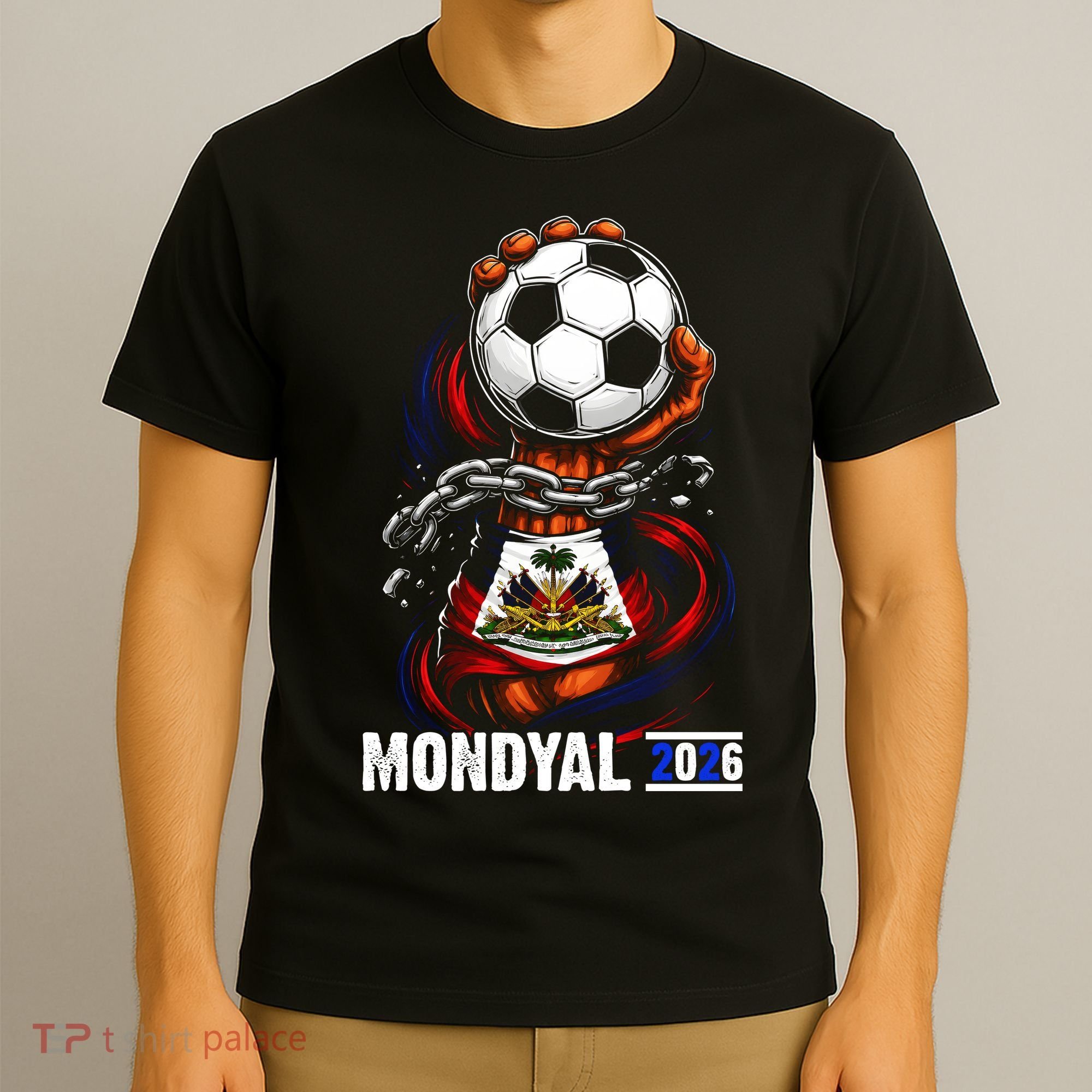 Haiti Mondyal 2026 World Soccer Fan Haitian T-Shirt