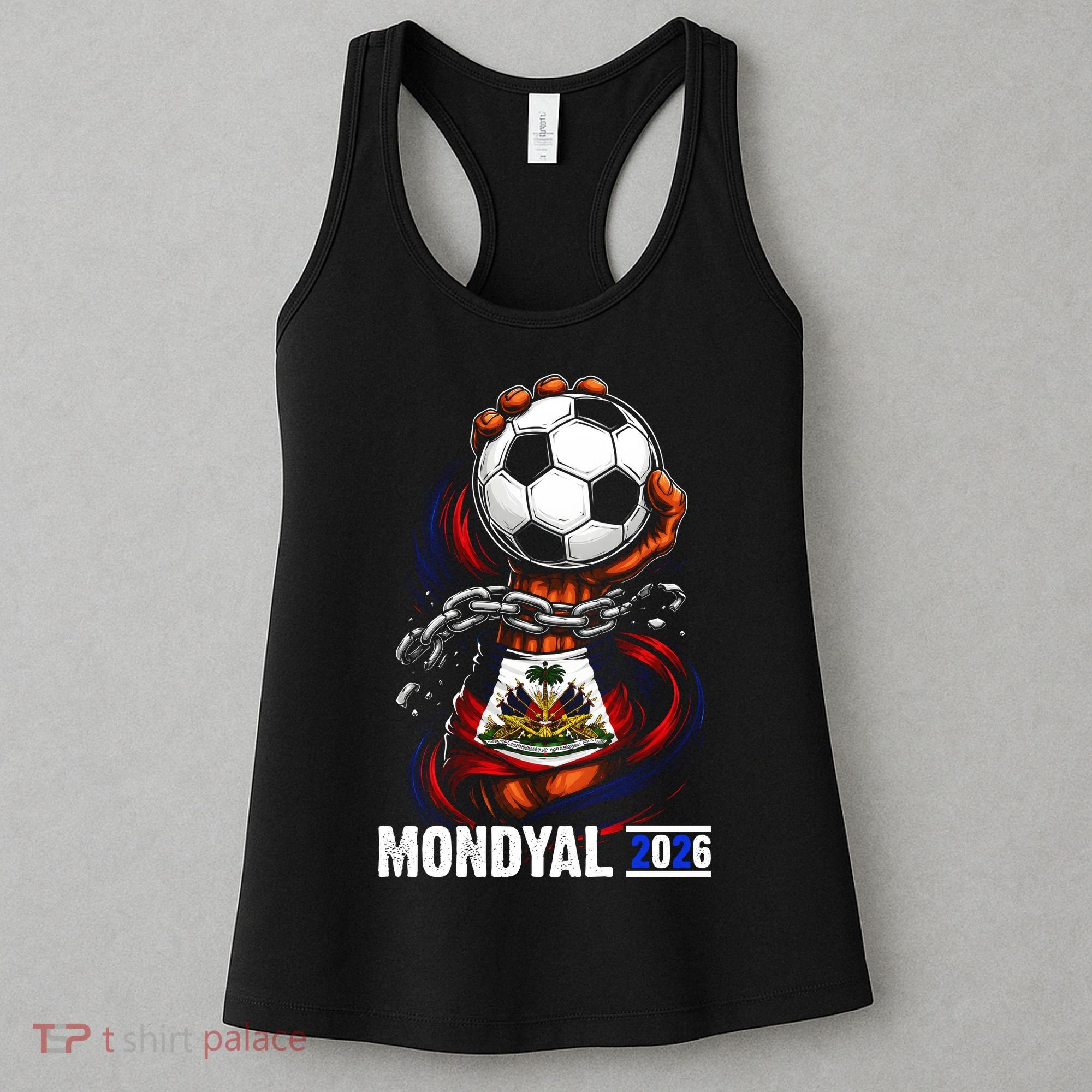 Haiti Mondyal 2026 World Soccer Fan Haitian Women's Tank Top