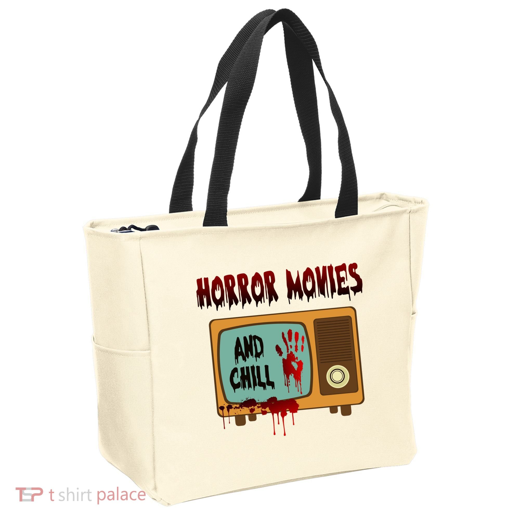 Horror Movies And Chill Scary Tote Bag