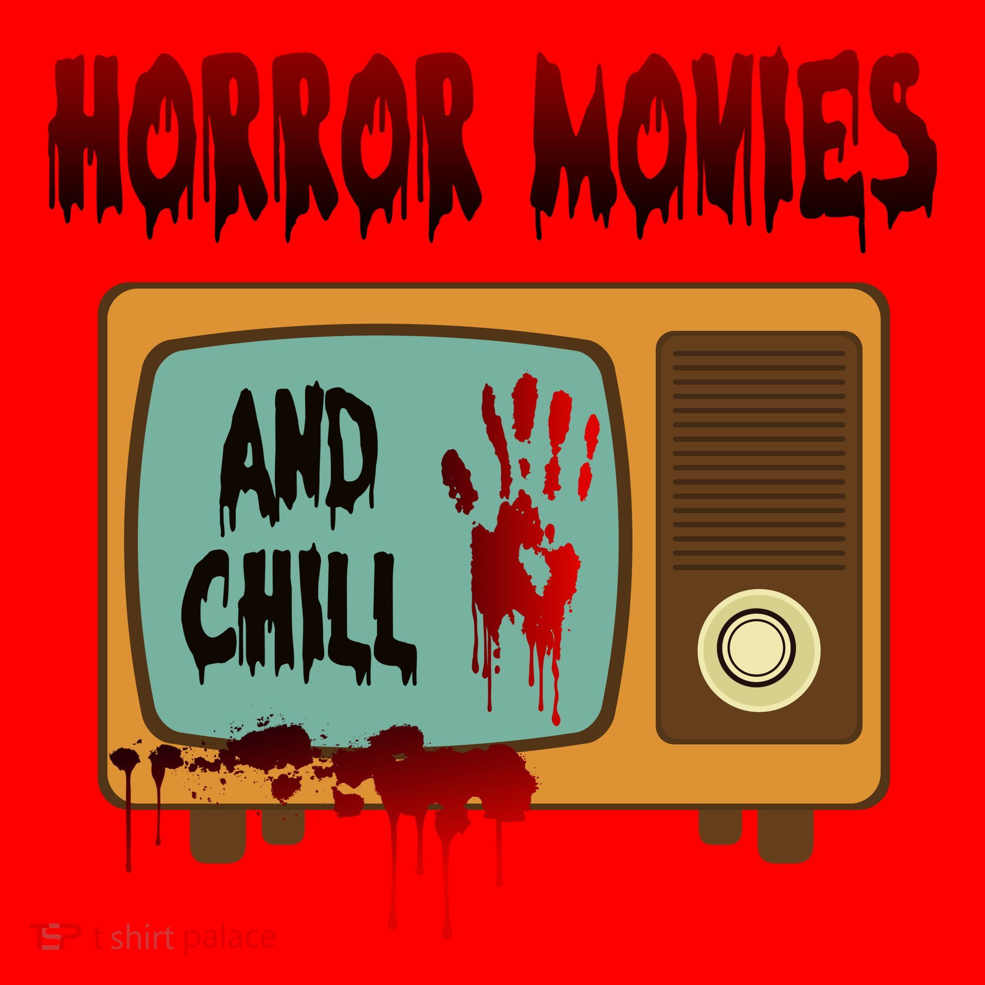 Horror Movies And Chill Scary Santa Hat