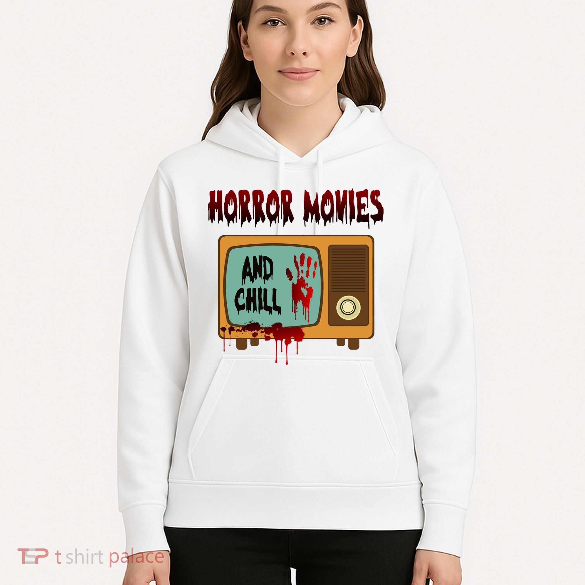 Horror Movies And Chill Scary Hoodie