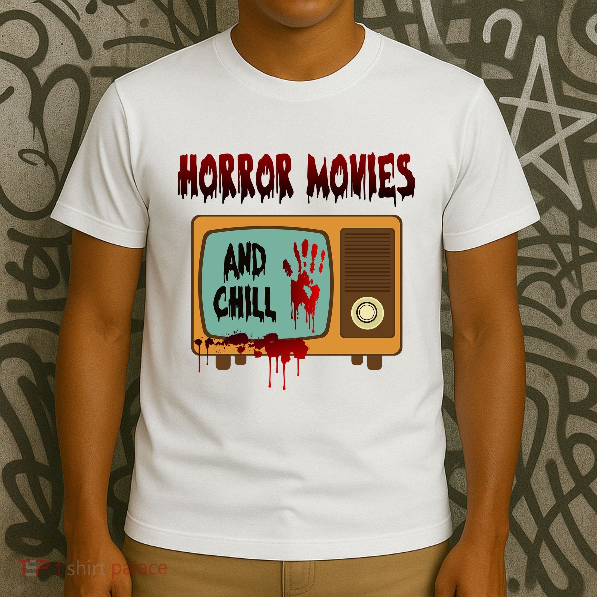 Horror Movies And Chill Scary T-Shirt