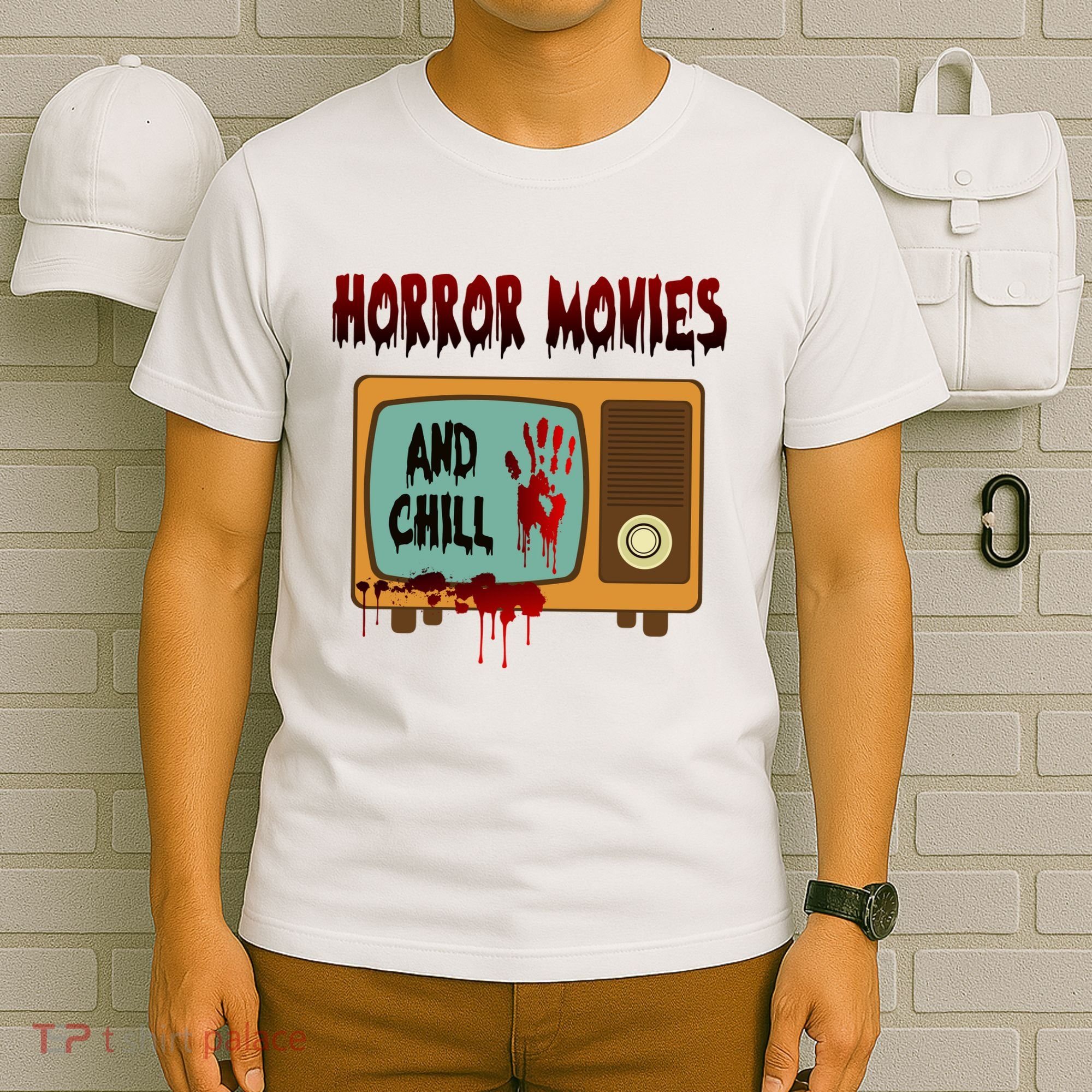 Horror Movies And Chill Scary T-Shirt
