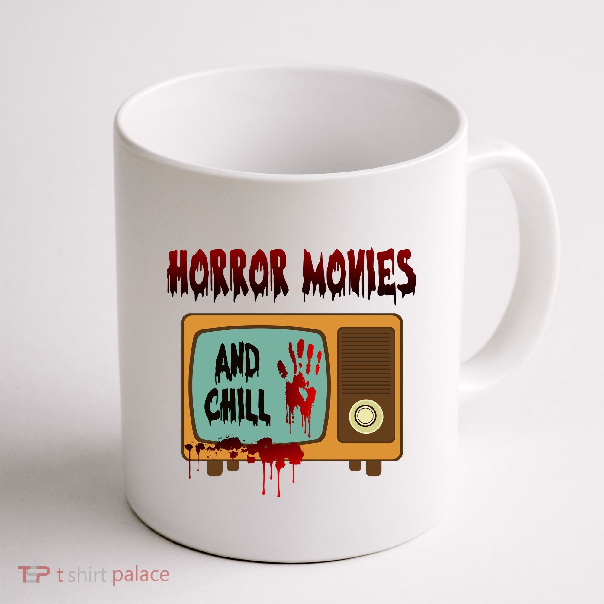 Horror Movies And Chill Scary Coffee Mug