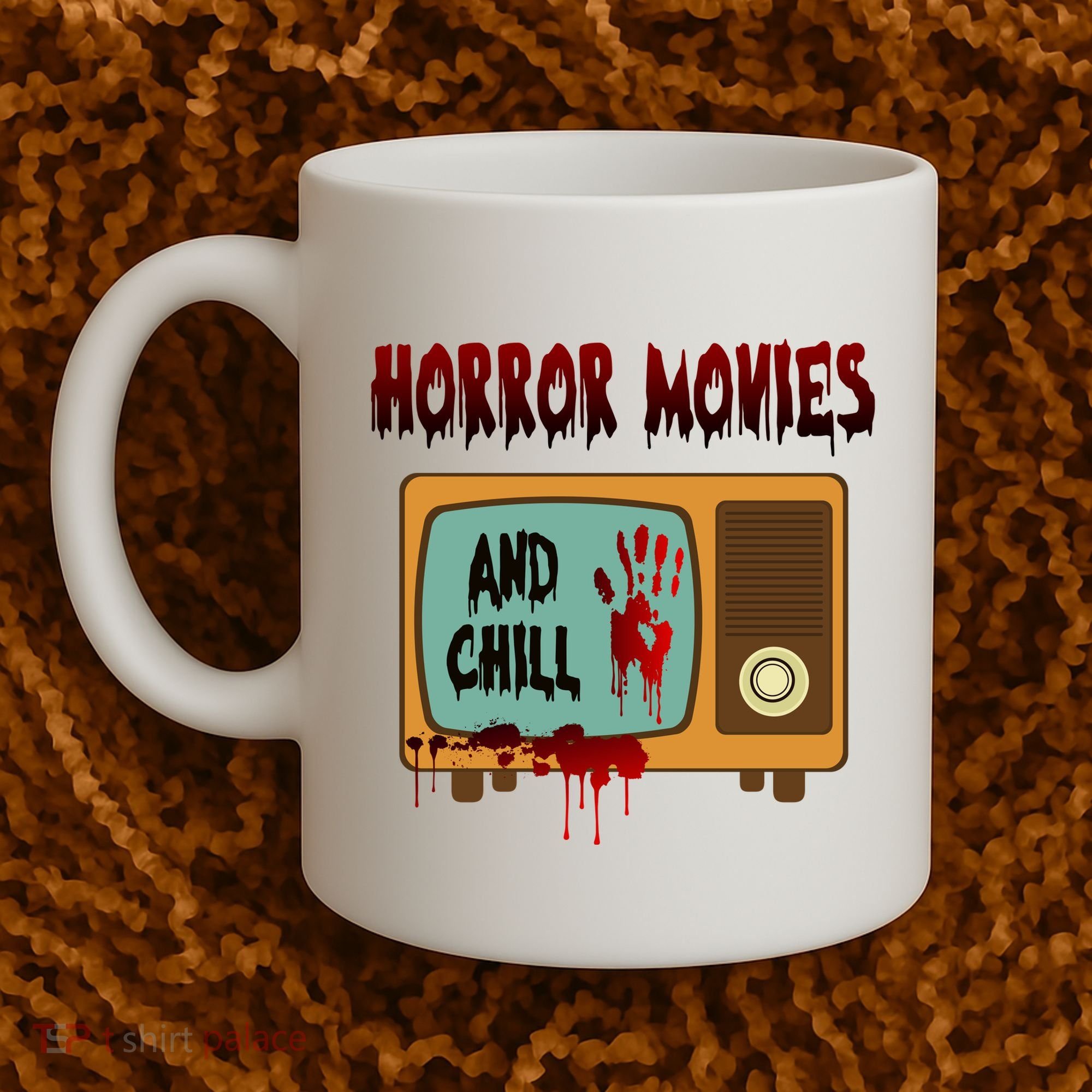 Horror Movies And Chill Scary Coffee Mug