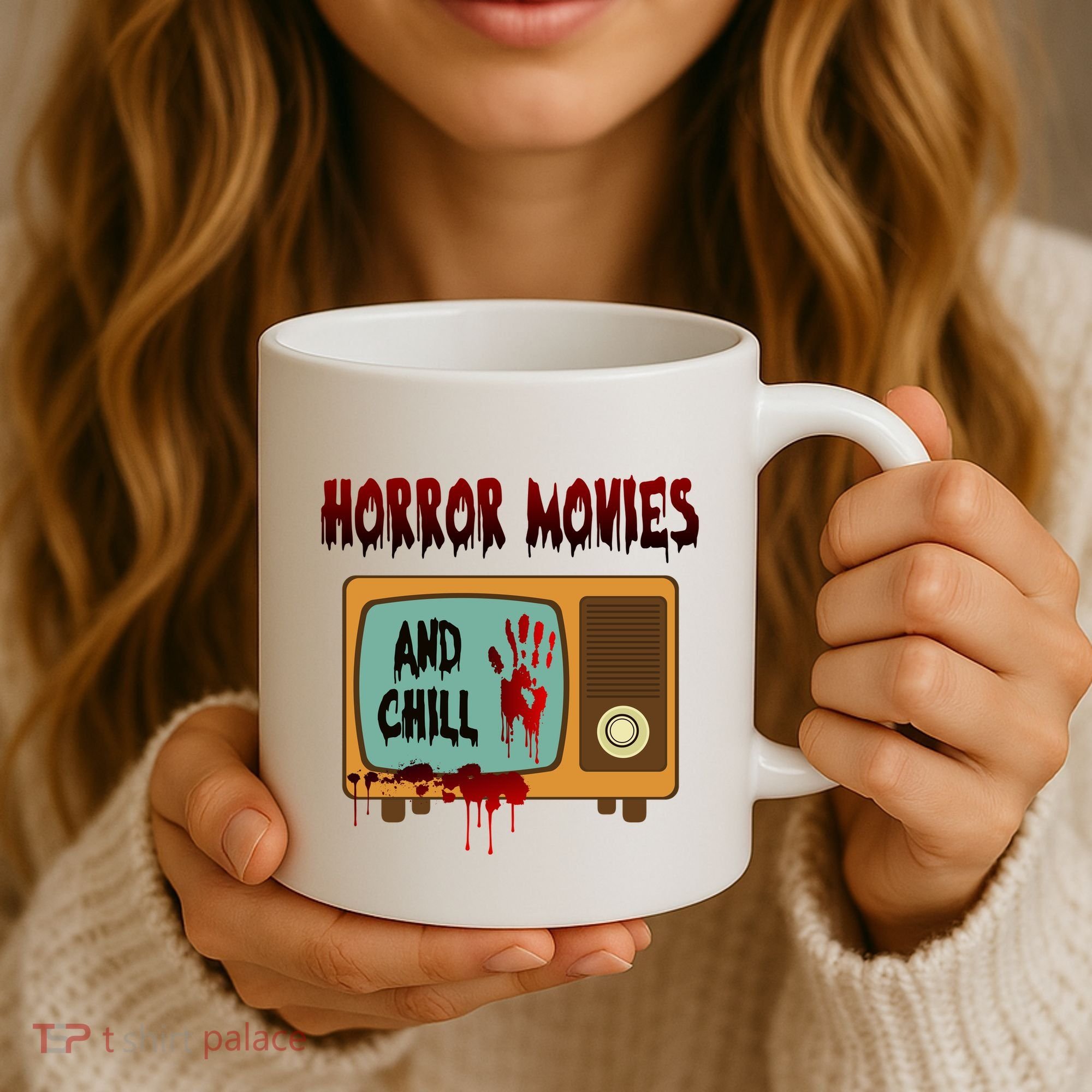 Horror Movies And Chill Scary Coffee Mug