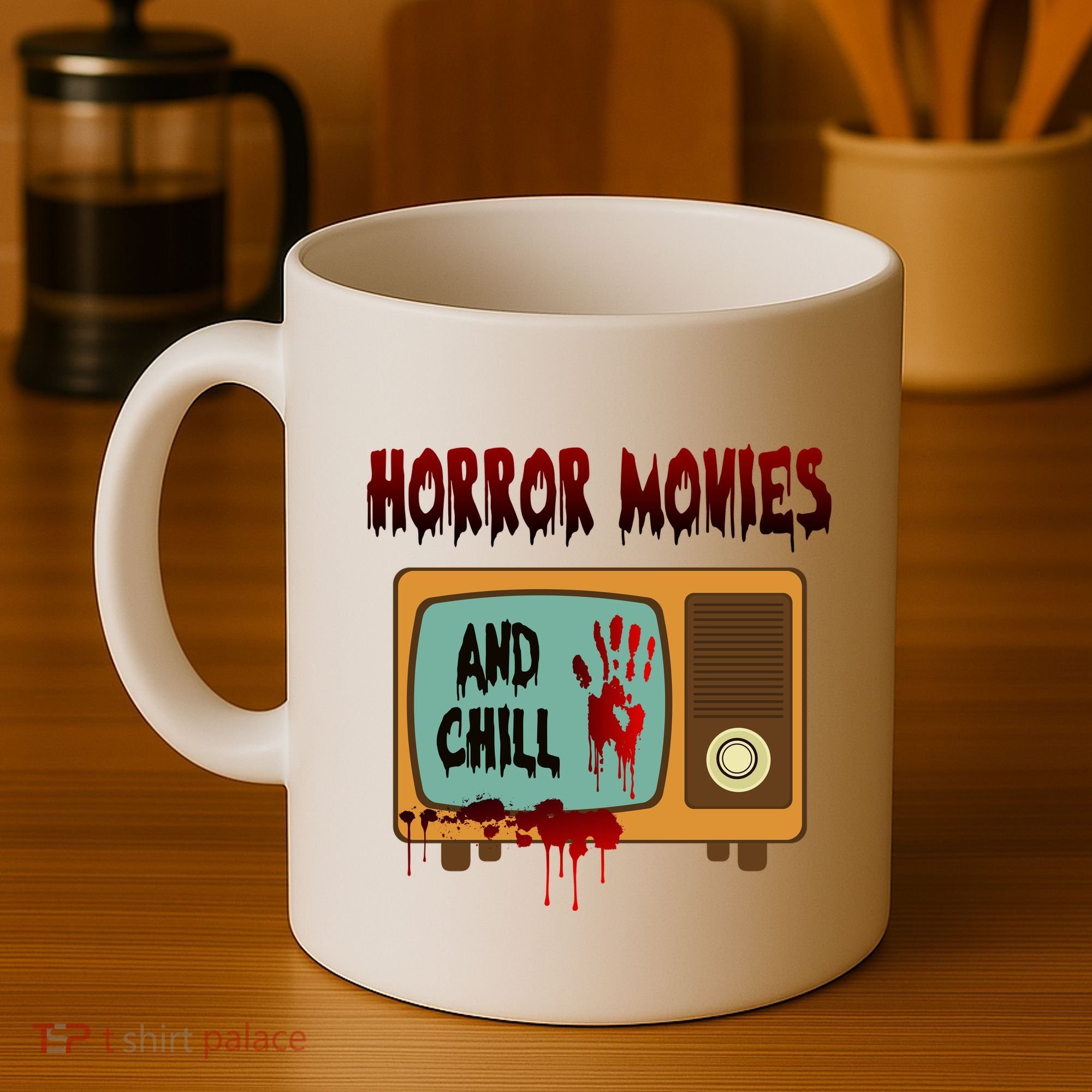 Horror Movies And Chill Scary Coffee Mug