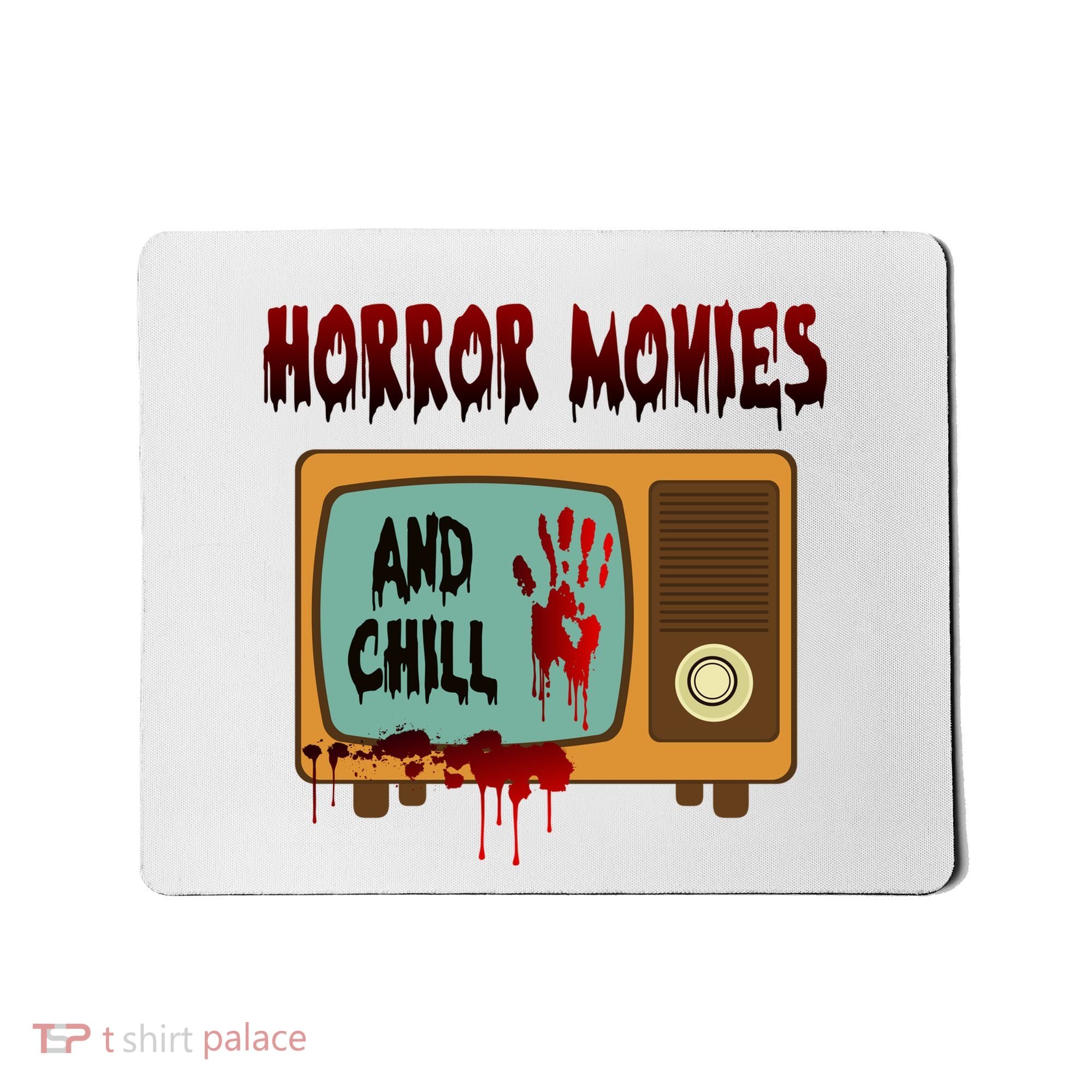 Horror Movies And Chill Scary Mousepad