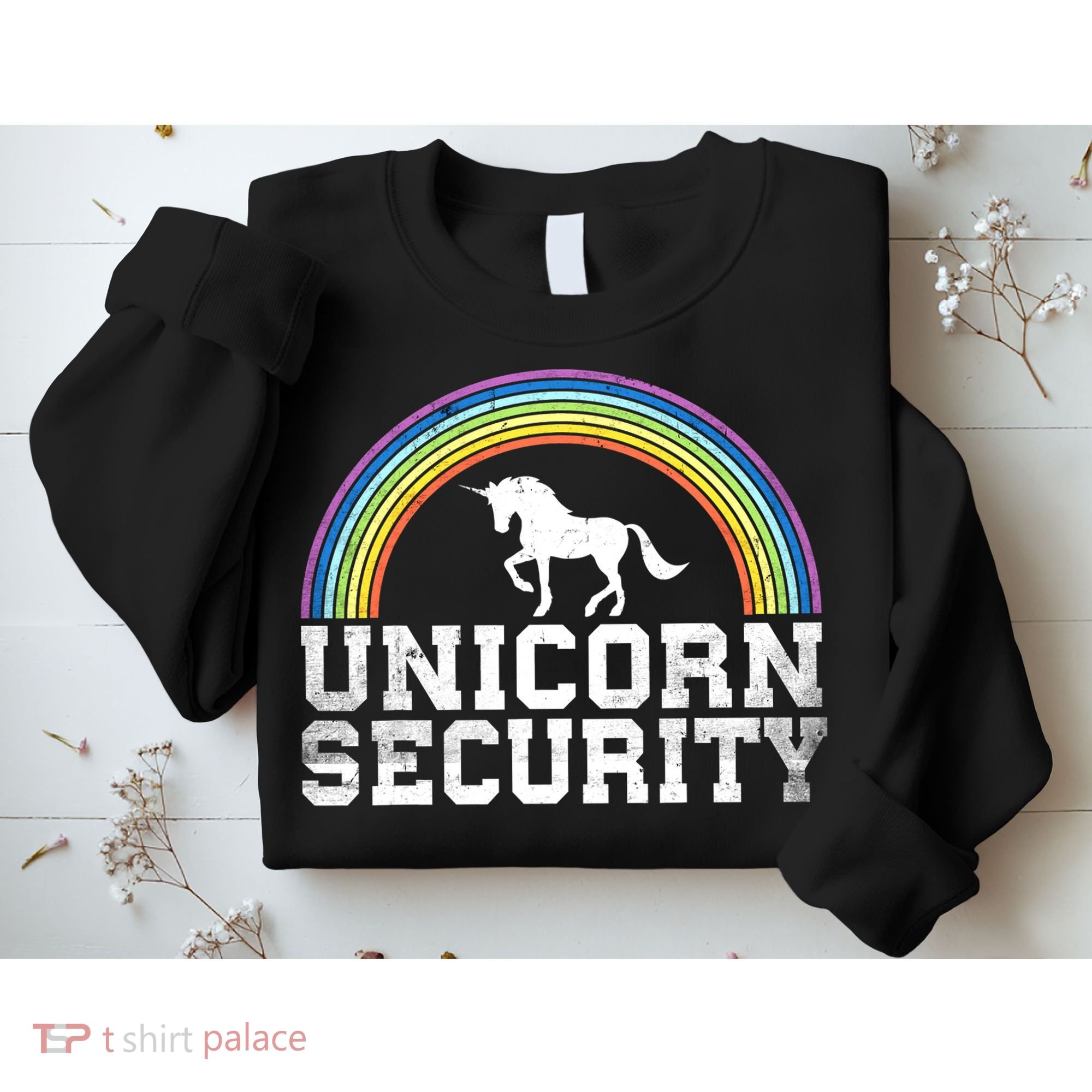 Halloween Mom Adult Costume Unicorn Security Sweatshirt