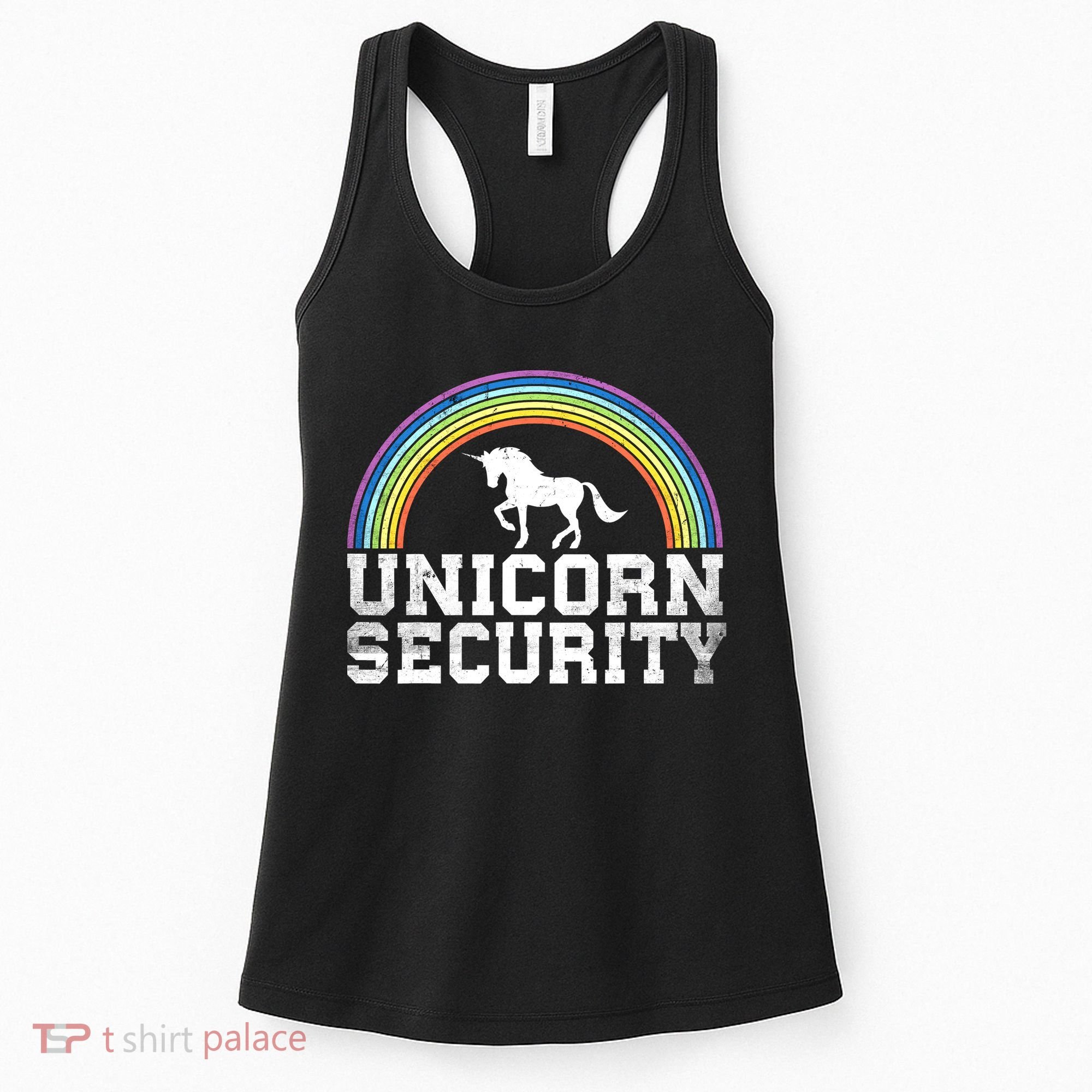 Halloween Mom Adult Costume Unicorn Security Women's Tank Top
