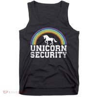 Halloween Mom Adult Costume Unicorn Security Tank Top thumb 0