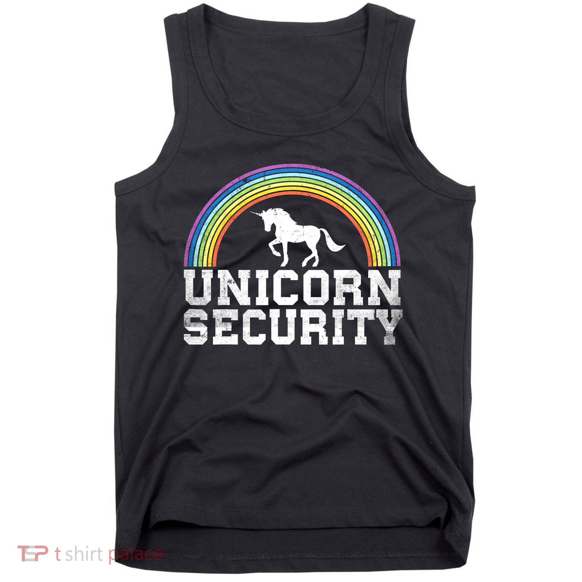 Halloween Mom Adult Costume Unicorn Security Tank Top