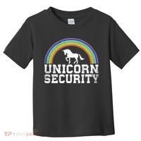 Halloween Mom Adult Costume Unicorn Security Toddler T-Shirt thumb 0