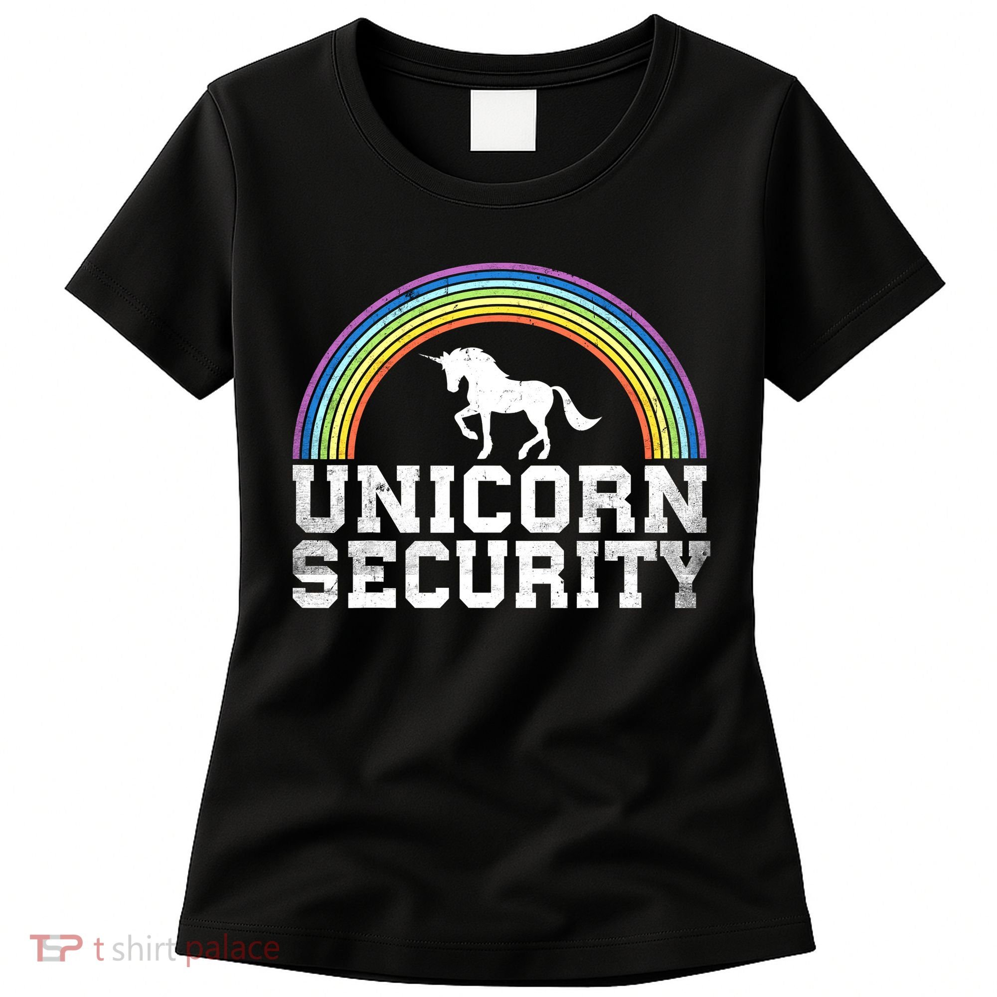 Halloween Mom Adult Costume Unicorn Security Women's T-Shirt