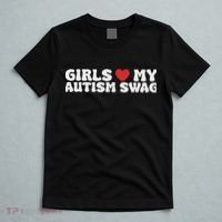 Heart My Autism Swag Funny Love My Autism Swag T-Shirt thumb 5