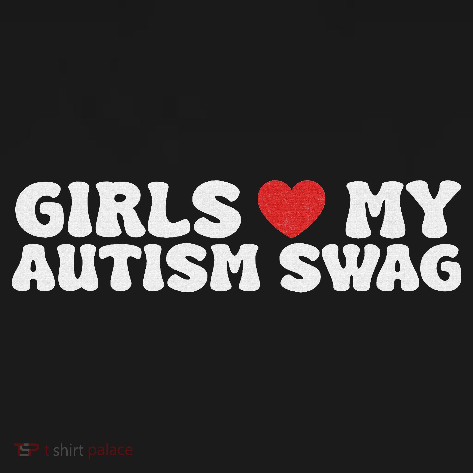 Heart My Autism Swag Funny Love My Autism Swag Women's Tank Top