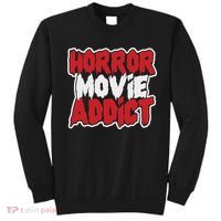 Horror Movie Addict Bold Horror Fanatic Sweatshirt thumb 0