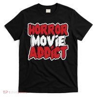 Horror Movie Addict Bold Horror Fanatic T-Shirt thumb 0