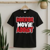 Horror Movie Addict Bold Horror Fanatic T-Shirt thumb 2