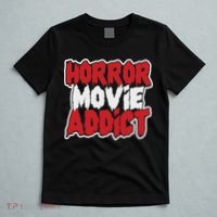 Horror Movie Addict Bold Horror Fanatic T-Shirt thumb 5