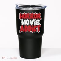 Horror Movie Addict Bold Horror Fanatic Tumbler thumb 0