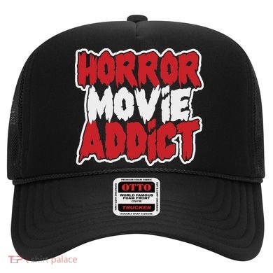 Horror Movie Addict Bold Horror Fanatic Hat