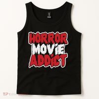 Horror Movie Addict Bold Horror Fanatic Tank Top thumb 2