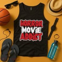 Horror Movie Addict Bold Horror Fanatic Tank Top thumb 4