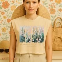 His Mercies Are New Every Morning Garment-Dyed Women's Muscle Tee thumb 4