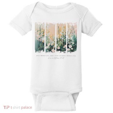 His Mercies Are New Every Morning Baby Bodysuit
