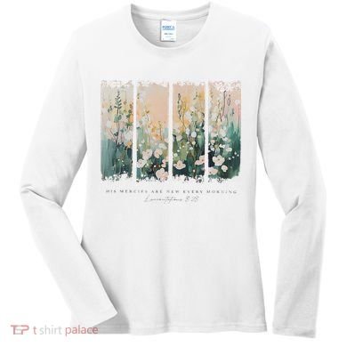 His Mercies Are New Every Morning Women's Long Sleeve Shirt