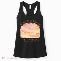 His Mercies Are Made New Every Morning Christian Jesus Women's Tank Top thumb 0