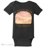 His Mercies Are Made New Every Morning Christian Jesus Baby Bodysuit thumb 0