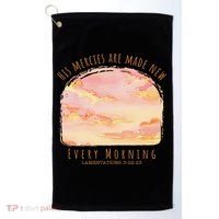 His Mercies Are Made New Every Morning Christian Jesus Golf Towel thumb 0