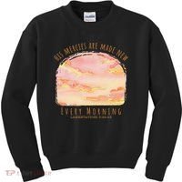 His Mercies Are Made New Every Morning Christian Jesus Kids Sweatshirt thumb 0