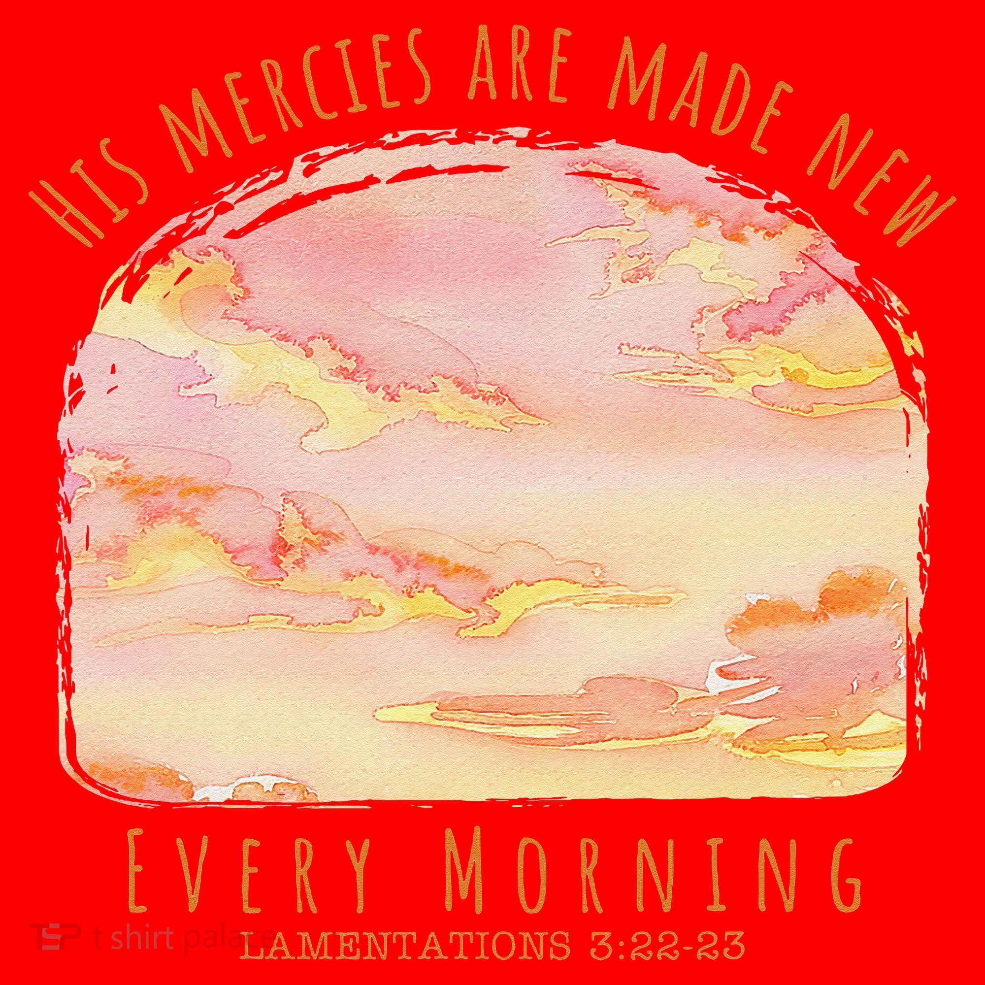 His Mercies Are Made New Every Morning Christian Jesus Santa Hat