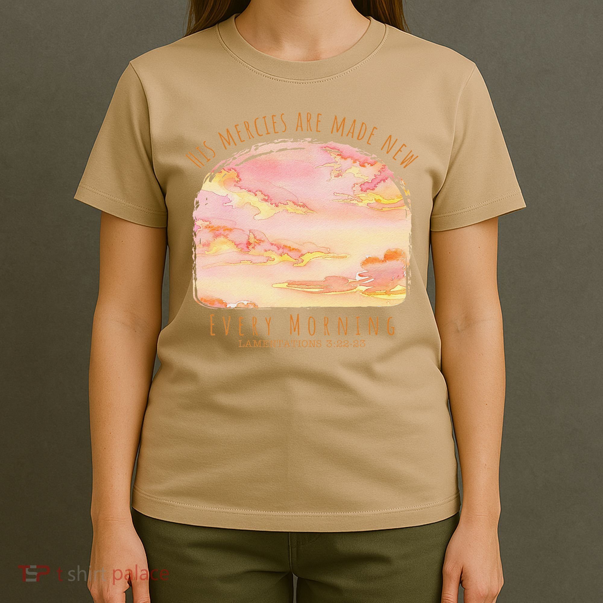 His Mercies Are Made New Every Morning Christian Jesus T-Shirt
