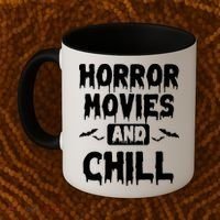 Horror Movies And Chill Coffee Mug thumb 2