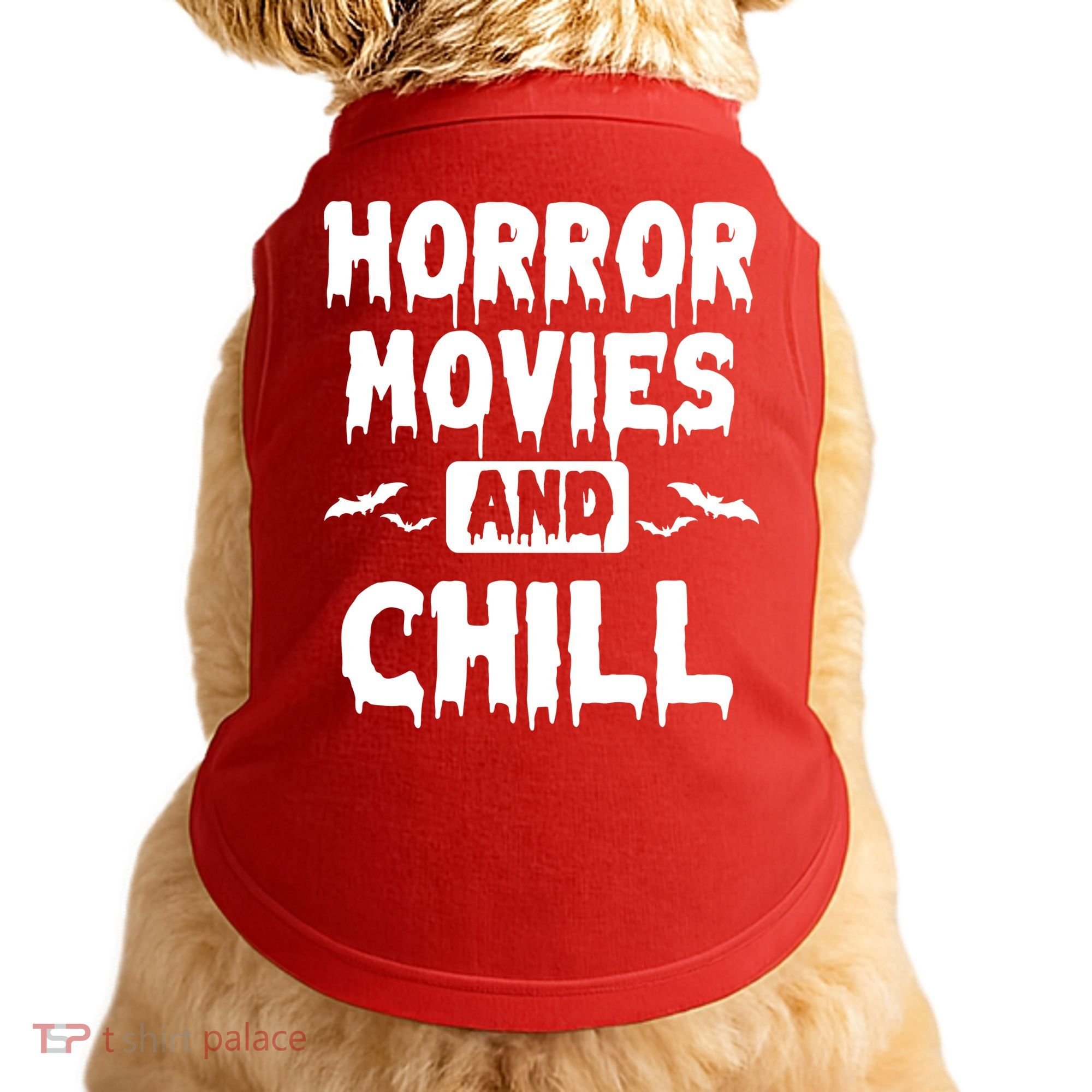 Horror Movies And Chill Doggie Tank