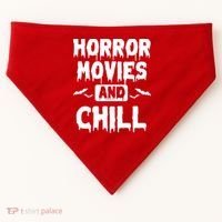 Horror Movies And Chill USA-Made Doggie Bandana thumb 0