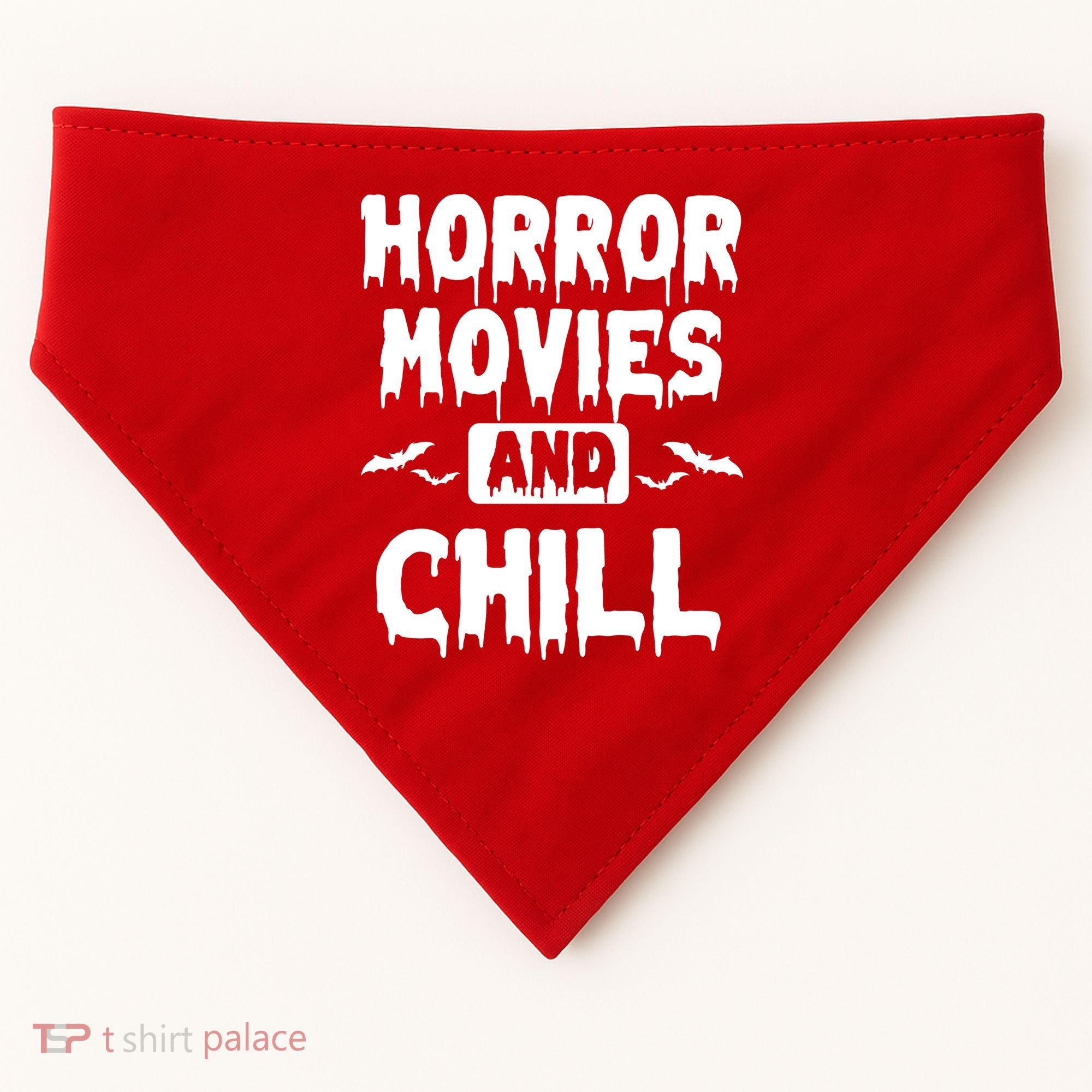 Horror Movies And Chill USA-Made Doggie Bandana